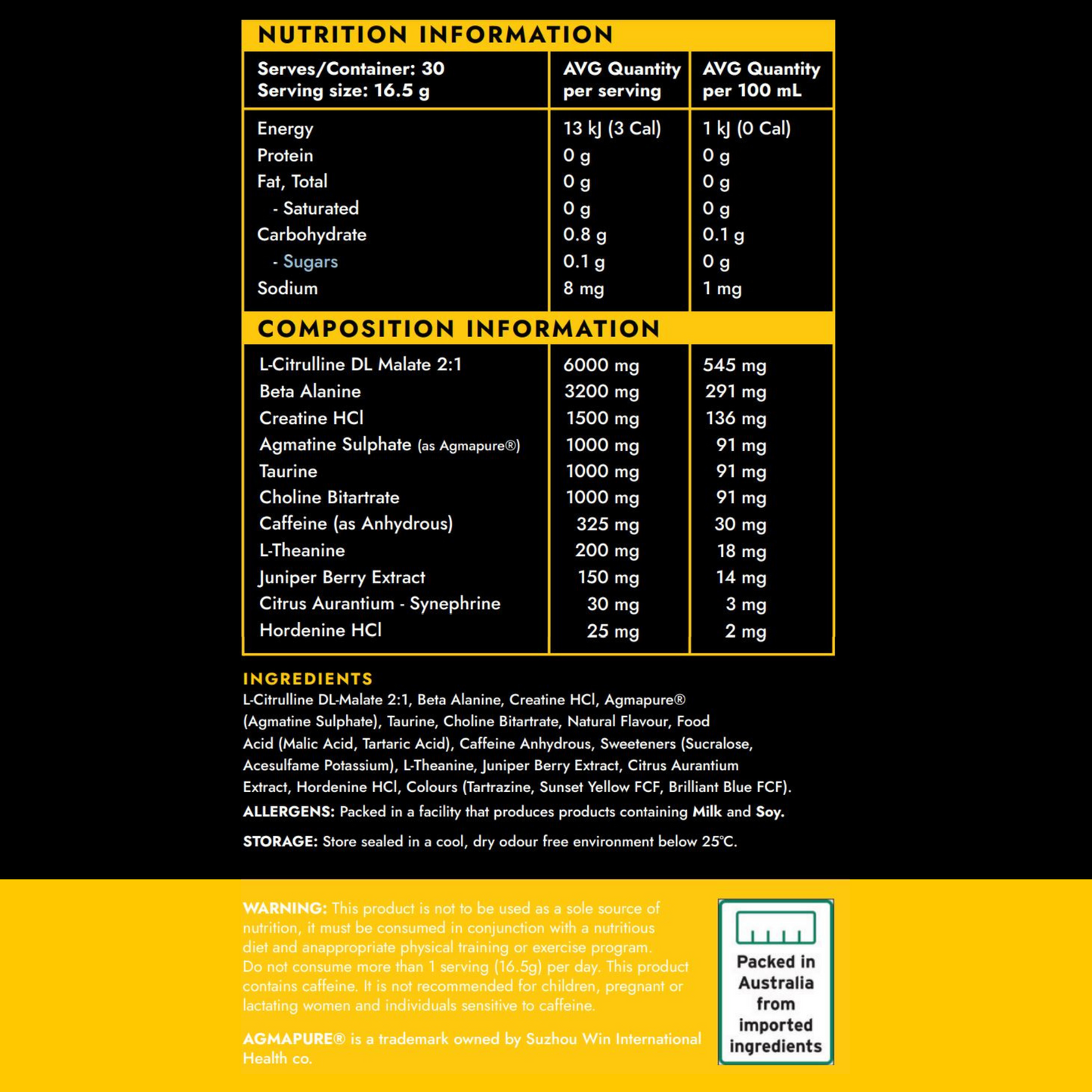 DOMINATE Pre Sour Apple