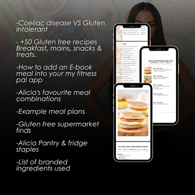 Alicia's Guilt Free Gluten Free Recipe E-book.