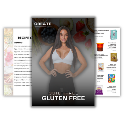 Alicia's Guilt Free Gluten Free Recipe E-book.